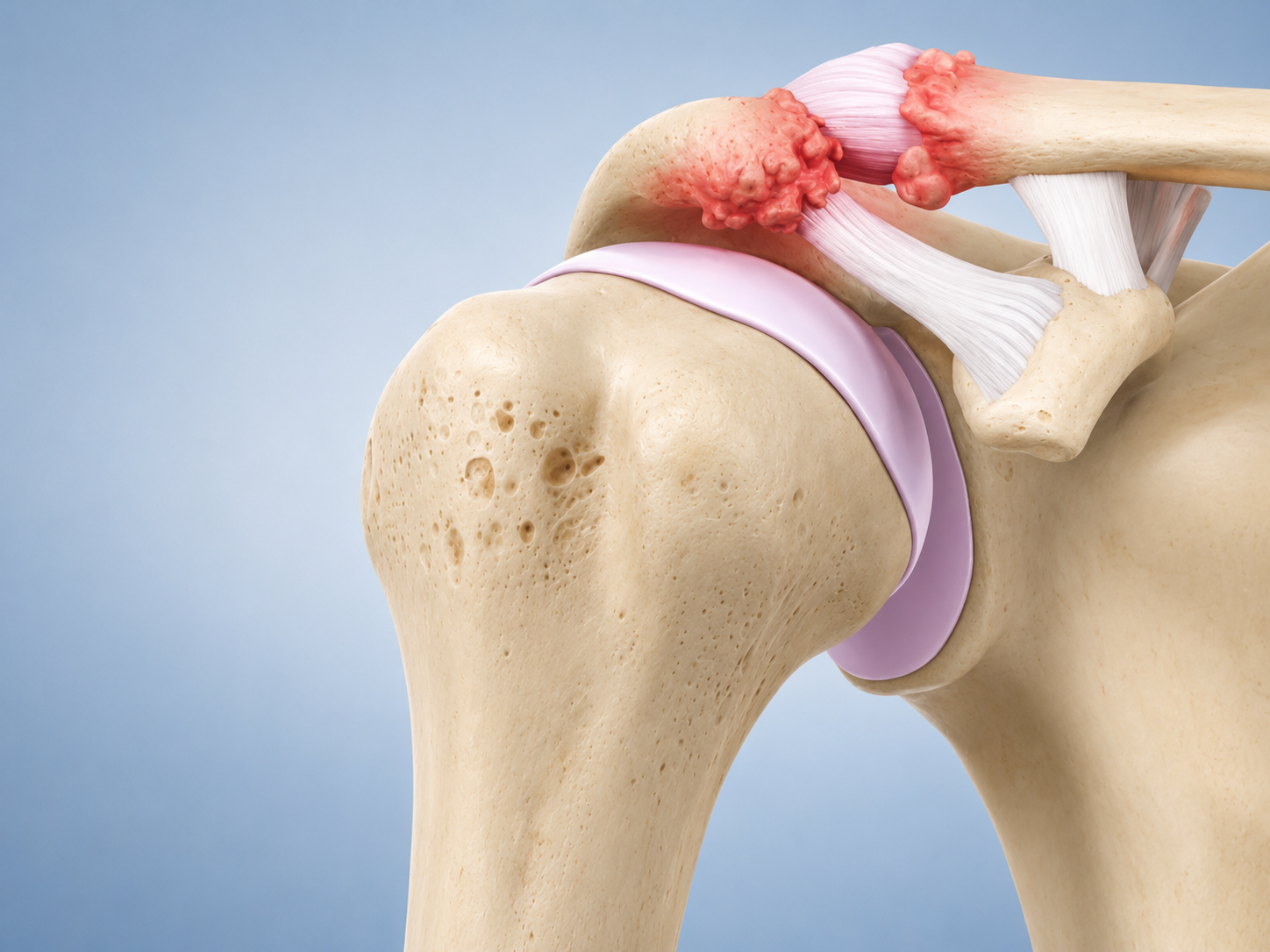 Ilustração da articulação acromioclavicular